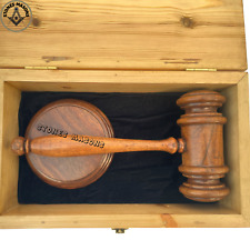 Masonic Wood Gavel & Sounding