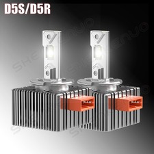 2x D5S LED Headlight Bulb High Low Beam 80W 6000K Kit HID Xenon Conversion White