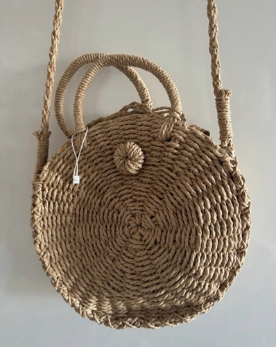 New look round raffia - round,