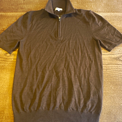 Reiss brown merino wool - brown, knit
