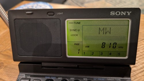 Sony icf sw100e world - sony, band