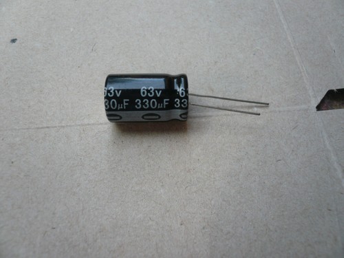 330uf 63v radial - 63v, aluminium