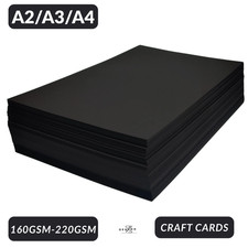 Black card thick - black,