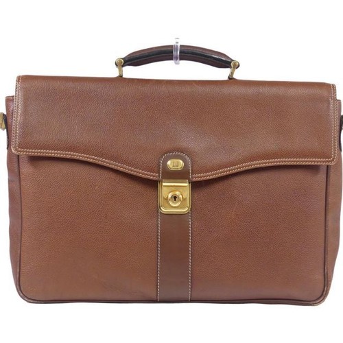 Dunhill business bag leather - dunhill,