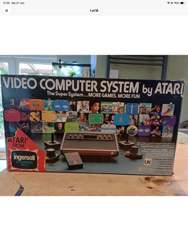Vintage atari 2600 console - vintage,
