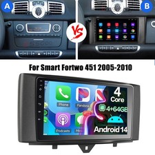 For Smart Fortwo 451 2010-2015