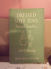 Dressed Soft Toys Animal Familes sewing pattern and Book Vintage