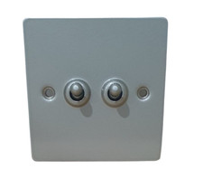 Volex Double Toggle Light
