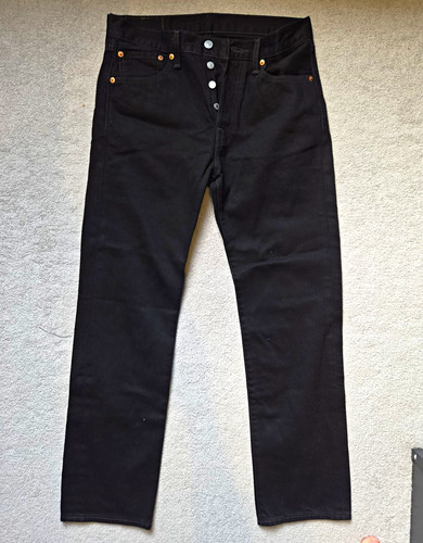 Levi 501 men black - black, denim