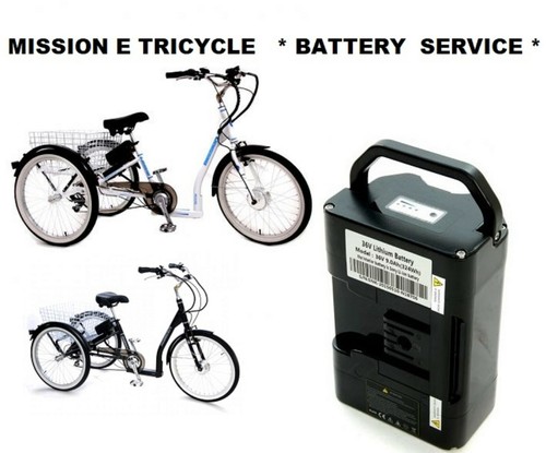 Mission electric trike - mission, battery