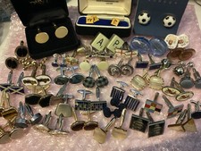 CUFFLINKS JOB LOT x 39 wear resell collectors markets traders vintage? profit?