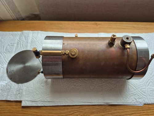 Live steam boiler