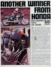 HONDA CB550F - ORIGINAL 1976 ROAD TEST COVERING 3 PAGES