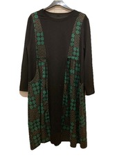 Neslay black Green Dress