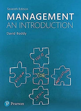 Management: An Introduction by Boddy, David Book The Cheap Fast Free Post