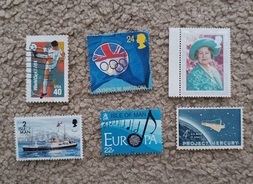 Collectable postage stamps - x,