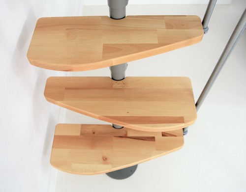 Space saving curved - saving, staircase