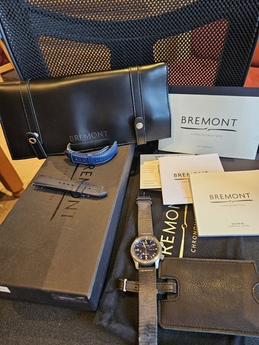 Bremont blue men watch - u-2,