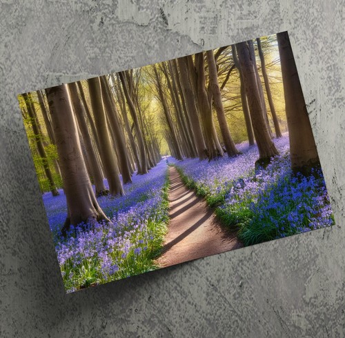 Bluebell woodland forest - woodland,