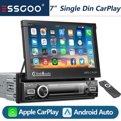 Single din flip - single, 1