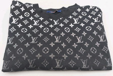 Louis Vuitton Black Tee Monogram Graduated Fade Logo T-shirt Size XXL (W29)