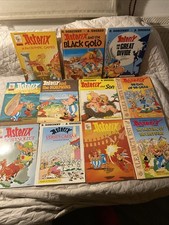 Asterix Vintage Book Bundle by Hodder Dargaud Set of 11 Different Comics.