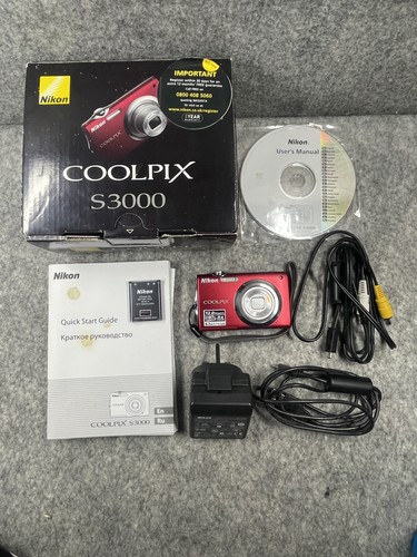 Nikon coolpix s3000 0mp - coolpix, 12.0mp