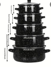 Non- Stick  black speckled