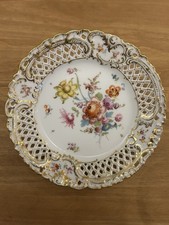 Dresden porcelain plate