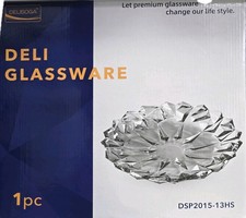 Vintage Crystal Glass Plate/