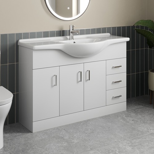 Freestanding vanity unit basin - unit,