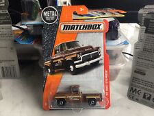Matchbox Car ‘57 Chevy Stepside Sheriff Police Pickup No.80/125 2016 Brown