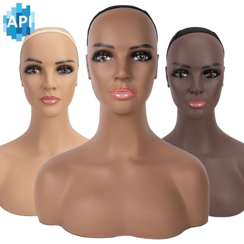 Realistic mannequin wig - 18",
