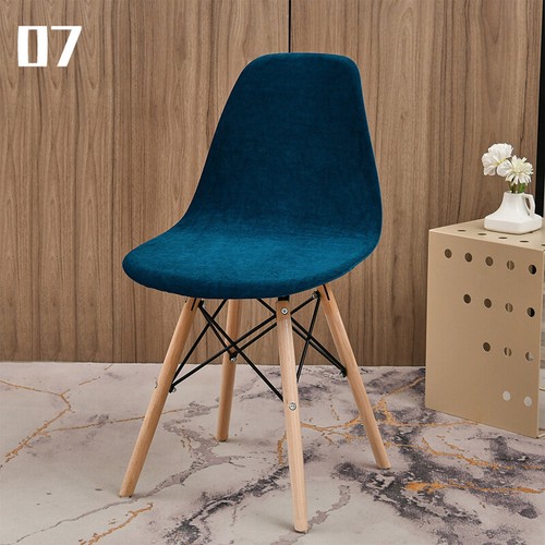 Velvet fabric short back chair - velvet,