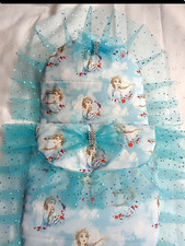 DOLLS PRAM SET FROZEN BLUE