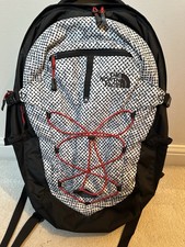 The North Face Black And White Backpack