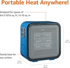 500 Watt Ceramic Small Space