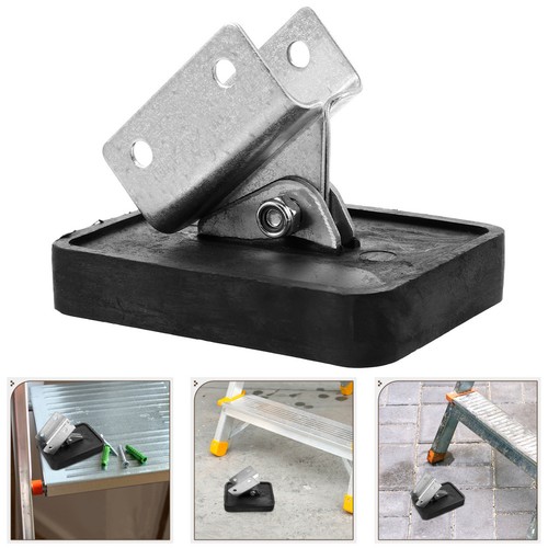 Rubber iron ladder feet - ladder, pad