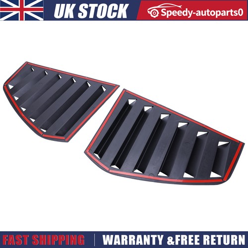 Rear side window louver - rear,