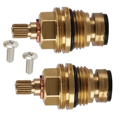 Bsp copper faucet - 2x, 1/2"