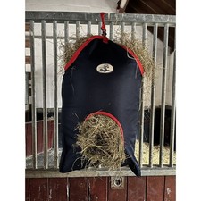 Ruggles Hay Feeder Bag - One Hole - Durable Hanging Hay Bag for Horse/Pony(Navy)