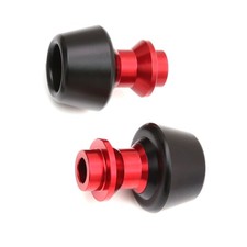 For Triumph Scrambler 1200 XE / SC 19-23 22 Rear 8MM Paddock Stand Bobbins RED