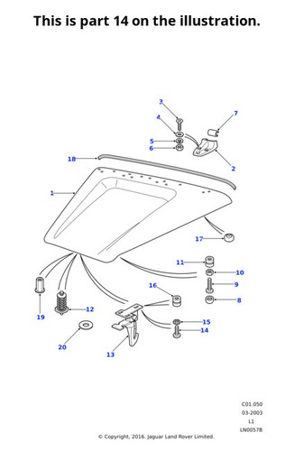Land rover genuine 10x screw - rover,