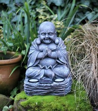 Garden Ornament Solar Buddha