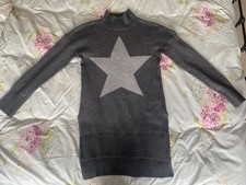 Next Grey Star Cashmere Long