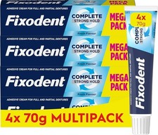 4x 70g (280g) Fixodent