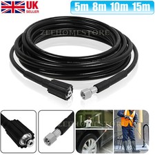 5/8/10/15 Meter High Pressure Washer Hose Heavy Duty M22 M14 Jet Power Wash Pipe