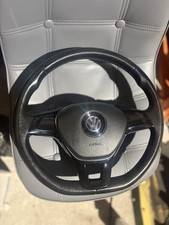 Genuine VW Amarok, T6 Transporter, black leather steering wheel. Highline etc 6D