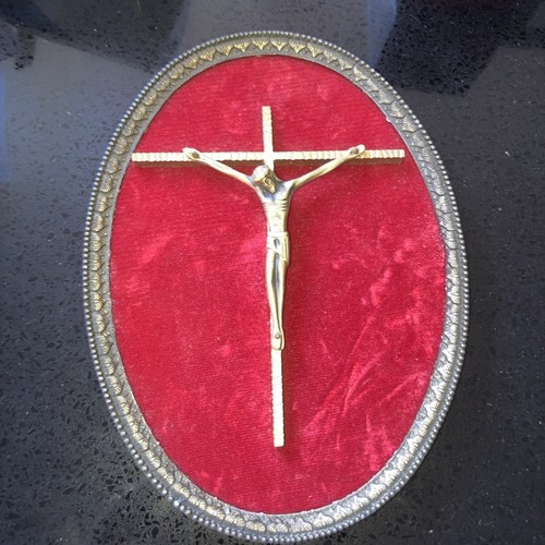 Vintage bronze brass - vintage, crucifix