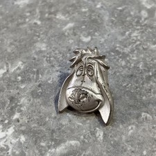 DISNEY DLRP EEYORE PEWTER HEAD PIN BADGE 10TH ANNIVERSARY DISNEYLAND PARIS